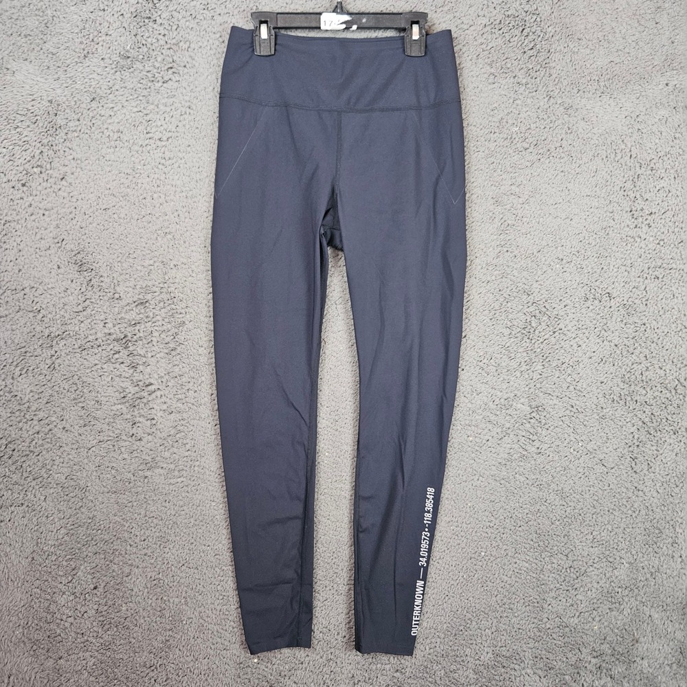 Outerknown Active Women Small Black High Rise Performance Leggings Coordinate